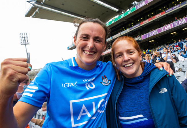 hannah-tyrrell-celebrates-with-her-partner-sorcha-turnbull-after-getting-married-on-wednesday