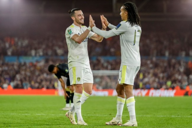 leeds-uk-24th-aug-2021-jack-harrison-22-of-leeds-united-celebrates-his-goal-and-makes-the-score-3-0-in-leeds-united-kingdom-on-8242021-photo-by-james-heatonnews-imagessipa-usa-credit-sip