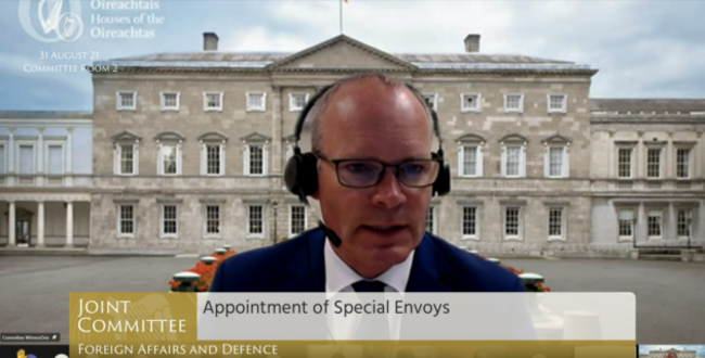 Simon Coveney at Oireachtas