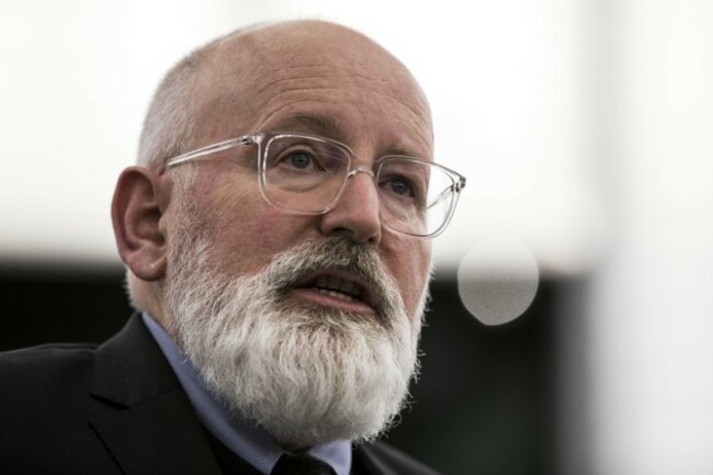 january-14-2020-14-january-2020-france-straaburg-frans-timmermans-pvda-vice-president-of-the-european-commission-member-of-the-pes-group-presents-the-european-commissions-sustainable-inves