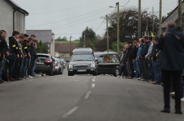 the-coffins-of-eileen-and-jamie-osullivan-leave-st-michaels-church-in-lixnaw-in-north-county-kerry-picture-date-monday-september-20-2021