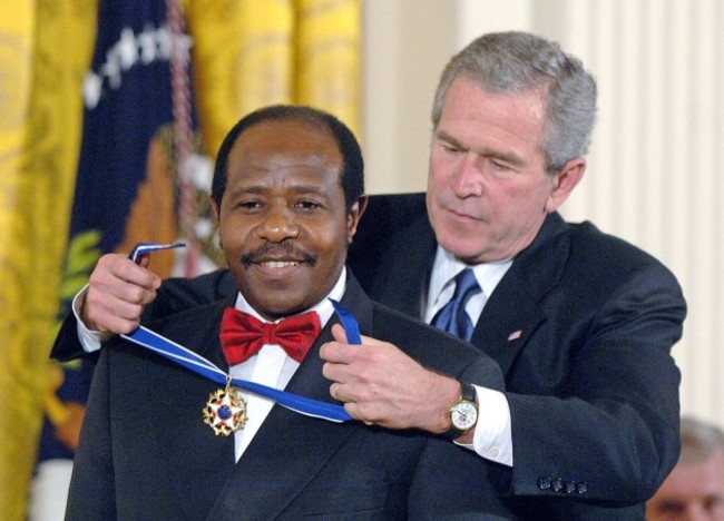 u-s-president-george-w-bush-honors-celebrities-and-personalities-including-paul-rusesabagina-who-sheltered-people-at-a-hotel-he-managed-during-the-1994-rwandan-genocide-with-the-presidential-medal-o