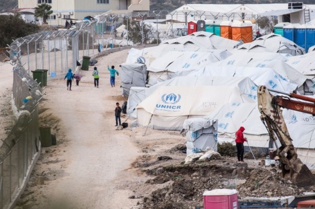 lesbos-greece-19th-nov-2020-children-playing-at-the-new-kara-tepe-camp-in-lesbos-the-new-camp-kara-tepe-also-known-as-moria-2-0-is-a-temporary-tent-construction-that-the-greek-government-has-bui