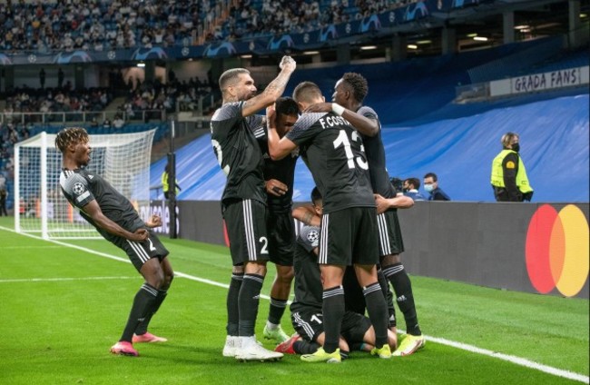 estadio-santiago-bernabeu-madrid-spain-28th-sep-2021-mens-champions-league-real-madrid-cf-versus-fc-sheriff-tiraspol-yakhshiboev-celebrates-the-goal-for-0-1-for-sheriff-credit-action-plus-spo