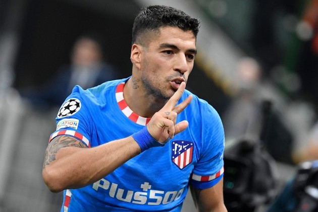 milano-italy-28th-sep-2021-luis-suarez-of-atletico-madrid-celebrates-after-scoring-on-penalty-the-goal-of-1-2-during-the-uefa-champions-league-group-b-football-match-between-ac-milan-and-atletico