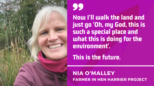 Farmer Nia O'Malley - Now I walk my land and think this is such a special place. This is the future. 