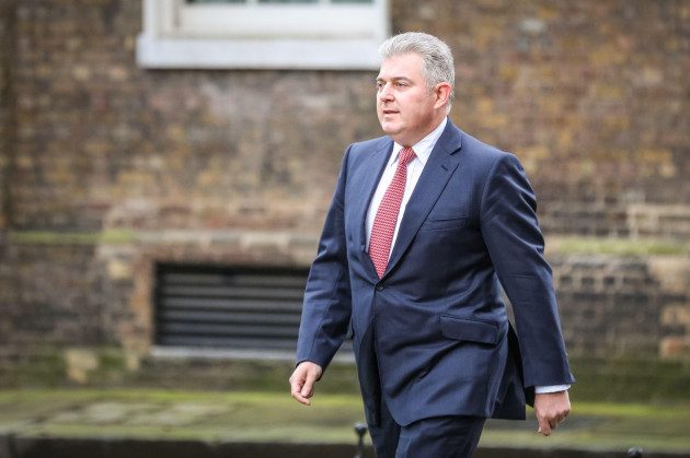 downing-street-london-13th-feb-2020-brandon-lewis-has-been-appointed-as-new-northern-ireland-secretary-credit-imageplotteralamy-live-news
