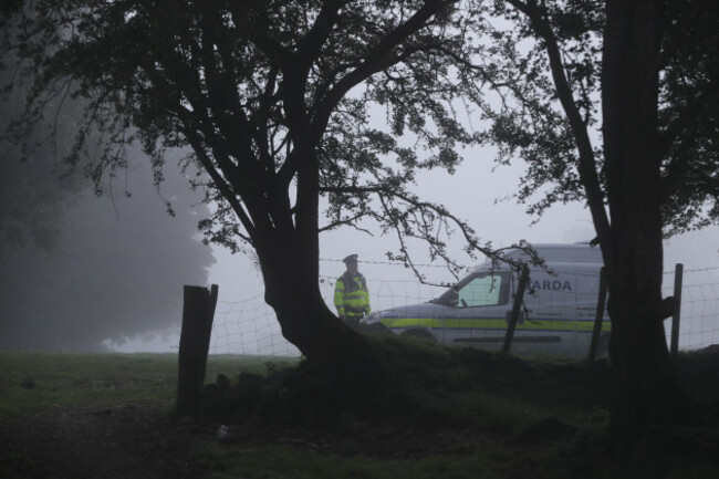 gardai-search-a-wooded-area-of-brewel-east-on-the-kildarewicklow-border-for-the-remains-of-deirdre-jacob-who-disappeared-over-20-years-ago-picture-date-monday-october-11-2021