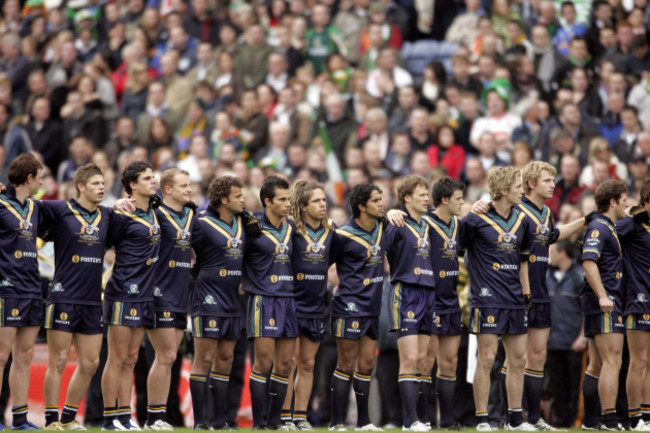 the-australia-team-stand-for-the-national-anthem