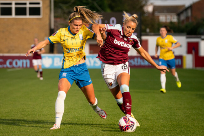 west-ham-united-v-birmingham-city-fa-womens-super-league-chigwell-construction-stadium