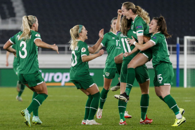 megan-connolly-celebrates-after-scoring-a-goal-with-denise-osullivan-katie-mccabe-and-lucy-quinn