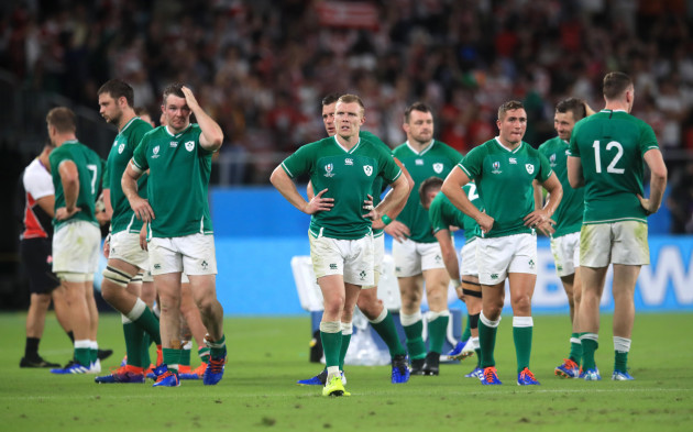 ireland-players-look-dejected-after-the-2019-rugby-world-cup-match-at-the-shizoka-stadium-ecopa-shizouka-prefecture-japan