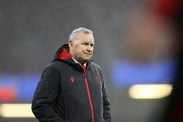 cardiff-uk-06th-nov-2021-wayne-pivac-the-head-coach-of-wales-rugby-team-looks-on-before-the-game-rugby-autumn-nations-series-match-wales-v-south-africa-at-the-principality-stadium-in-cardiff-on