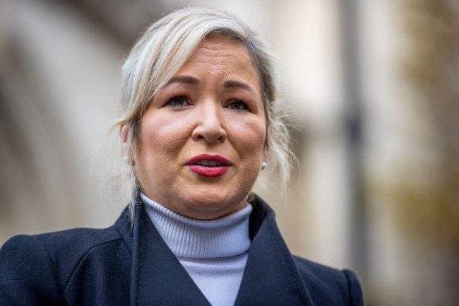 northern-ireland-deputy-first-minister-michelle-oneill-speaking-during-a-press-conference-at-belfast-city-hall-following-a-video-call-with-lord-frost-to-discuss-the-ni-protocol