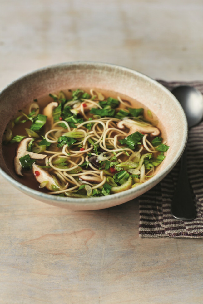 Vegetable Noodle Soup Bowl