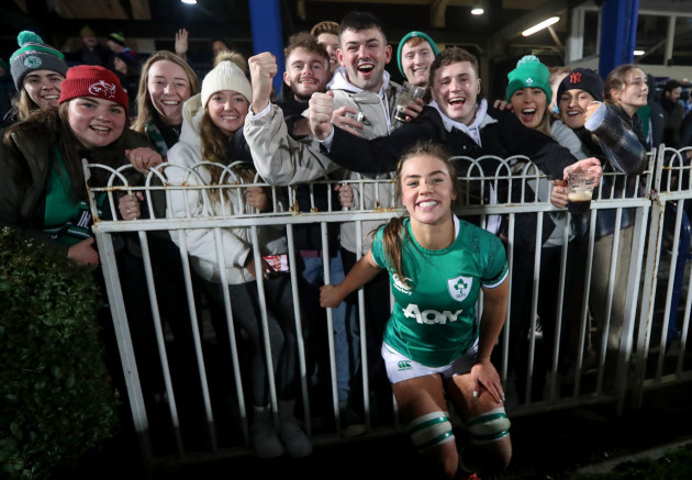 maeve-og-oleary-celebrates-after-the-game-with-fans