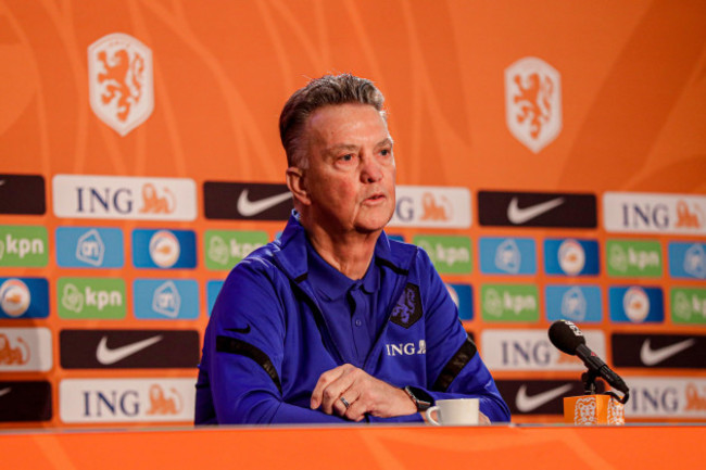 zeist-netherlands-09th-nov-2021-zeist-netherlands-november-9-head-coach-louis-van-gaal-of-the-netherlands-during-the-netherlands-press-conference-at-knvb-campus-on-november-9-2021-in-zeist-n