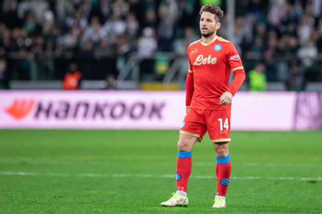 warsaw-poland-04th-nov-2021-dries-mertens-of-ssc-napoli-seen-during-the-uefa-europa-league-group-stage-match-between-legia-warszawa-and-ssc-napoli-at-marshal-jozef-pilsudski-legia-warsaw-municipal