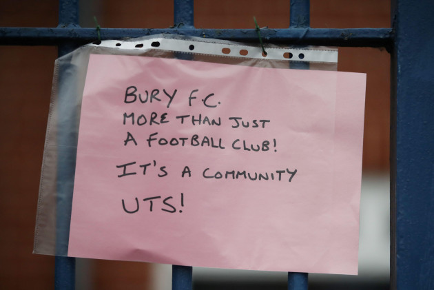 soccer-football-bury-fc-gigg-lane-bury-britain-august-27-2019-general-view-of-messages-left-by-a-fan-at-gigg-lane-action-images-via-reuterscarl-recine