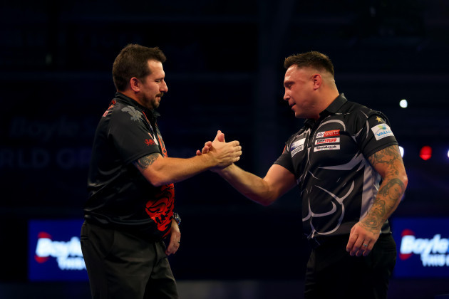 morningside-arena-leicester-uk-9th-oct-2021-pdc-boylesports-darts-world-grand-prix-finals-the-boylesports-world-grand-prix-champion-jonny-clayton-embraces-country-man-gerwen-price-credit-actio