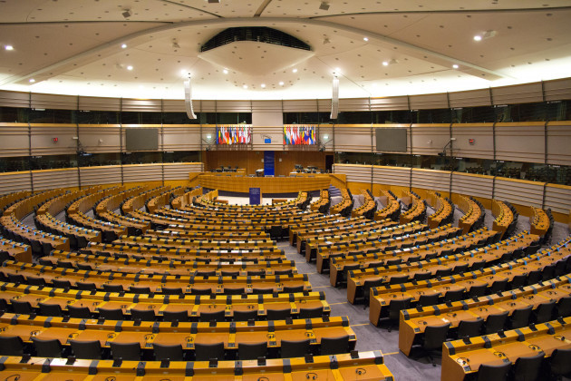 Sala del Parlamento Europeo Sala de Debate en Bruselas