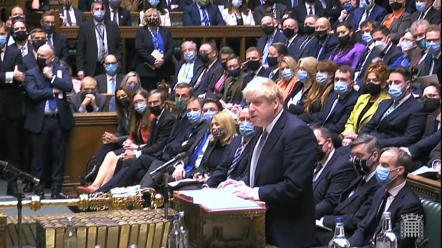 prime-minister-boris-johnson-makes-a-statement-ahead-of-prime-ministers-questions-in-the-house-of-commons-london-picture-date-wednesday-january-12-2022