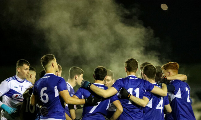 the-laois-team-huddle-before-the-game