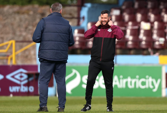 tim-clancy-with-alan-mathews-before-the-game