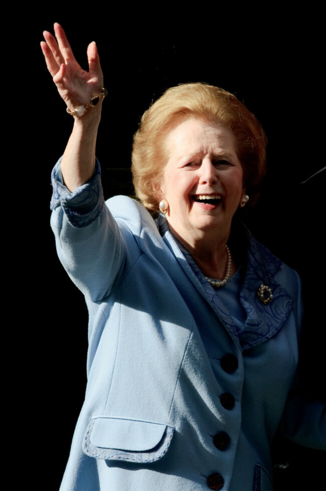 former-conservative-prime-minister-baroness-margaret-thatcher-leaves-downing-street-after-meeting-with-david-cameron-london-8