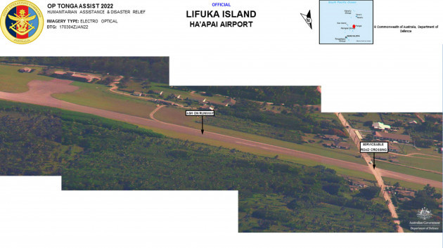 details-of-a-composite-reconnaissance-photo-taken-of-haaipai-airport-lifuka-island-tonga-taken-on-january-18-2022-by-a-royal-australian-air-force-p-8a-poseidon-during-a-reconnaissance-flight-to