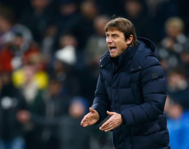 london-england-january-12tottenham-hotspur-manager-antonio-conte-during-carabao-cup-semi-final-2nd-leg-between-tottenham-hotspur-and-chelsea-at-t