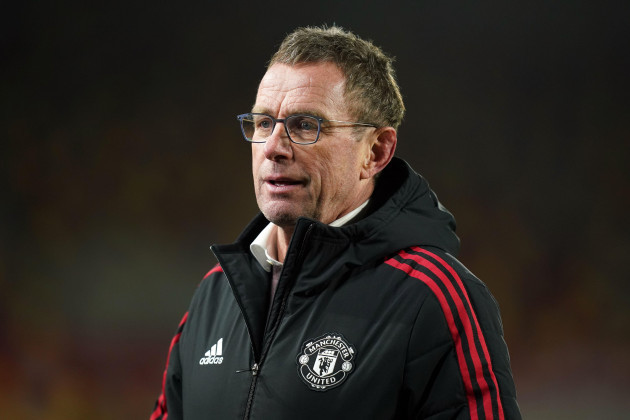 manchester-united-manager-ralf-rangnick-following-the-premier-league-match-at-the-brentford-community-stadium-london-picture-date-wednesday-january-19-2022