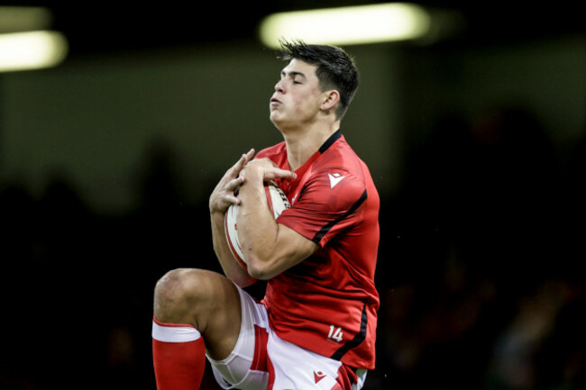 louis-rees-zammit-during-the-warm-up