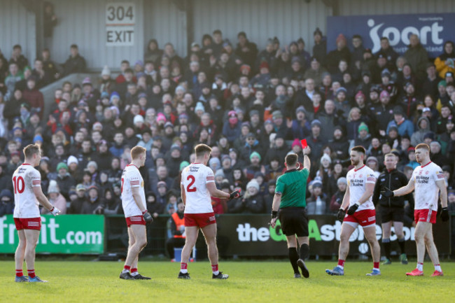 four-tyrone-players-are-shown-a-red-card-for-their-involvement-in-the-scuffle