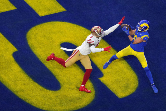 inglewood-united-states-30th-jan-2022-los-angeles-rams-receiver-cooper-kupp-scores-on-an-11-yard-touchdown-reception-in-the-fourth-quarter-action-against-the-san-francisco-49ers-in-the-nfc-champi