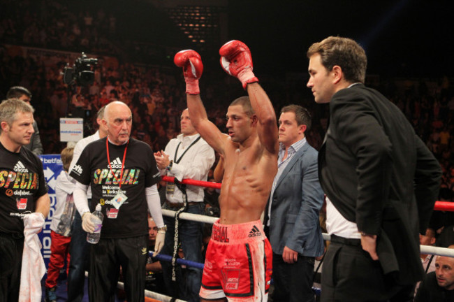 boxing-kell-brook-v-carson-jones-wba-ibf-inter-continental-titles-motorpoint-arena-sheffield-7712-kell-brook-celebrates-victory-with-his-belt-mandatory-credit-action-images-ed-syke