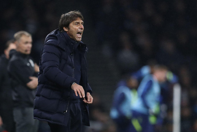 london-england-9th-february-2022-antonio-conte-manager-of-tottenham-hotspur-during-the-premier-league-match-at-the-tottenham-hotspur-stadium-london-picture-credit-should-read-paul-terry-spor