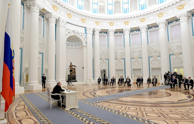 moscow-russia-21st-feb-2022-russias-president-vladimir-putin-holds-a-meeting-of-the-russian-security-council-at-moscows-kremlin-credit-alexei-nikolskyrussian-presidential-press-and-informatio