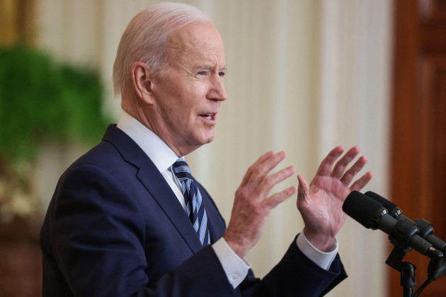 president-joe-biden-delivers-a-statement-on-russia-and-ukraine-in-the-east-room-of-the-white-house-in-washington-dc-on-february-24-2022-the-biden-administration-called-russias-attack-on-the-ukrain