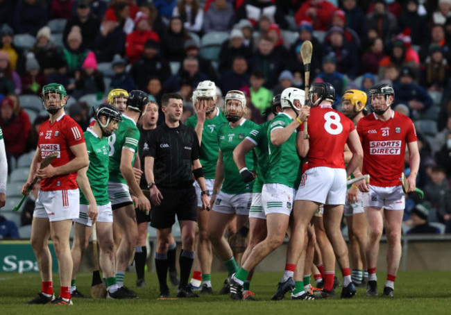 tempers-flair-between-cork-and-limerick-players