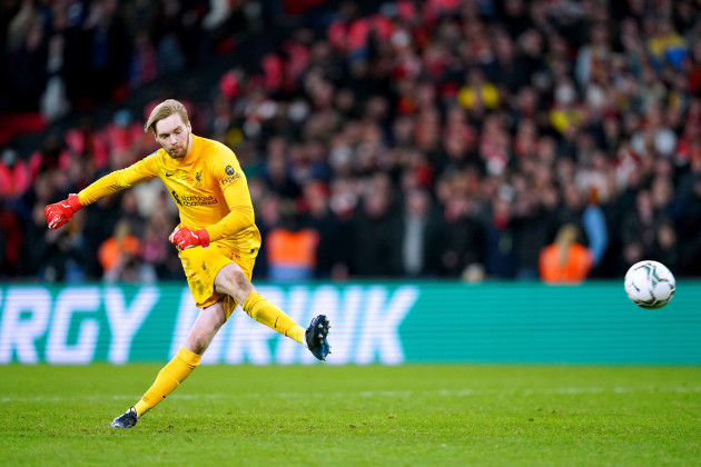 liverpool-goalkeeper-caoimhin-kelleher-scores-the-eleventh-penalty-in-the-penalty-shoot-out-during-the-carabao-cup-final-at-wembley-stadium-london-picture-date-sunday-27th-february-2022
