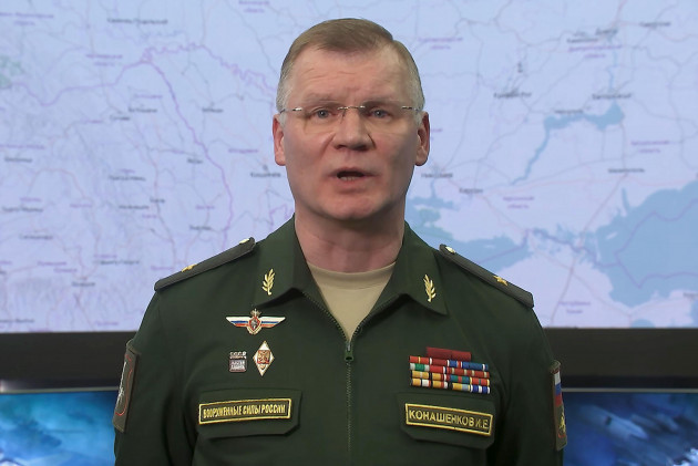 moscow-russia-24th-feb-2022-russian-defence-ministry-spokesman-igor-konashenkov-gives-a-briefing-on-the-situation-in-ukraine-at-the-russian-national-defence-management-centre-credit-video-scree