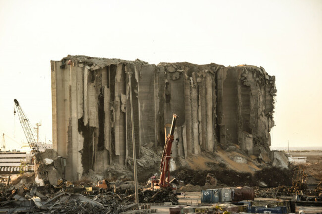 beirut-lebanon-17-october-2020-grain-silo-destroyed-by-the-beirut-blast-eleven-weeks-later