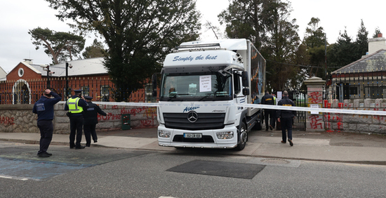 LORRY RAMMED EMBASSY GATE_IMG_3406-1