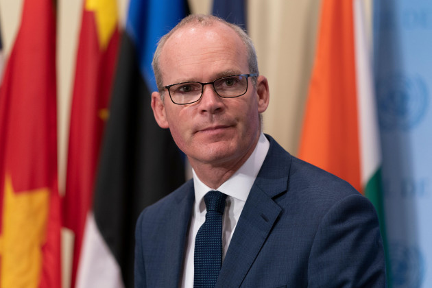 new-york-ny-september-22-2021-minister-for-foreign-affairs-and-defence-of-ireland-simon-coveney-briefing-on-security-council-interactive-dialogue-with-the-league-of-arab-states-at-un-headquarters