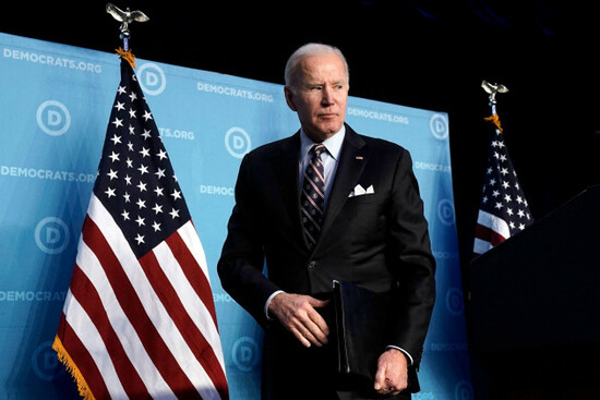 u-s-president-joe-biden-departs-after-delivering-remarks-to-democratic-national-committee-members-at-their-winter-meeting-in-washington-on-march-10-2022-photo-by-yuri-gripasabacapress-com