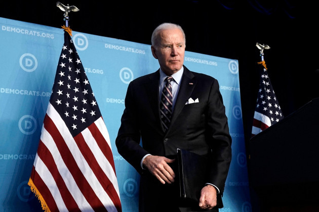 u-s-president-joe-biden-departs-after-delivering-remarks-to-democratic-national-committee-members-at-their-winter-meeting-in-washington-on-march-10-2022-photo-by-yuri-gripasabacapress-com