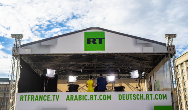 july-7-2018-moscow-russia-mobile-tv-studio-russia-today-on-manezhnaya-square-in-moscow