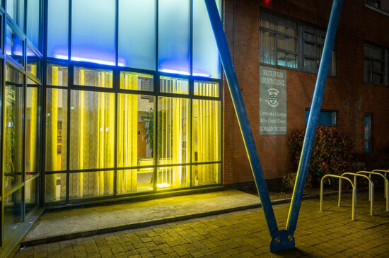 Civic Offices - Lit Up Ukraine (2 of 3) - Photo- Ben Ryan