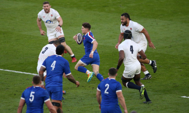 london-england-13th-march-2021-rugby-union-guinness-six-nations-championship-england-v-france-twickenham-2021-13032021-matthieu-jalibert-of-france-creditpaul-hardingalamy-live-news